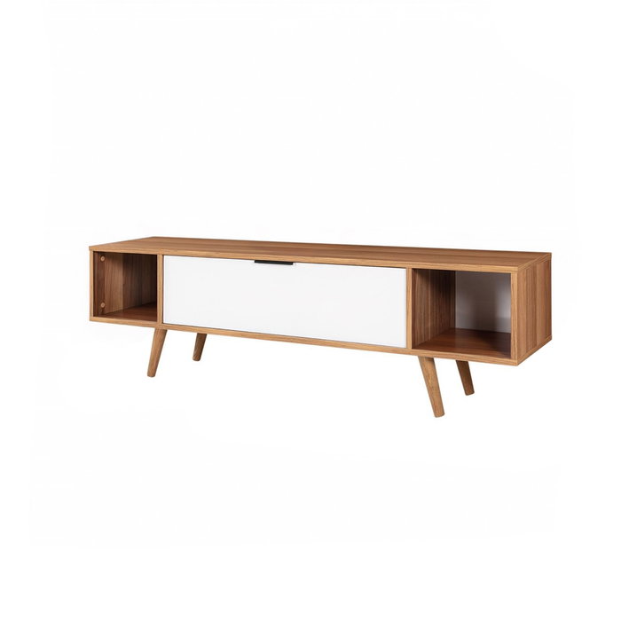 Hanah Home Mesir 3626 Soporte para TV Nogal y blanco
